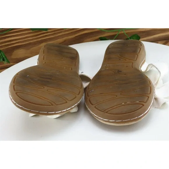 Born concept Sz 6 M White Flip Flop Synthetic Women Sandals - Picture 9 of 9